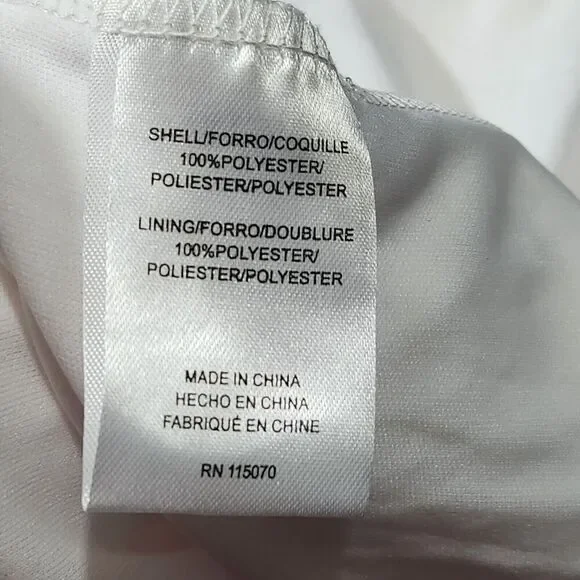 Nina Leonard Chiffon Dress For Women Size Small Lined 3/4 Sleve - Picture 12 of 12